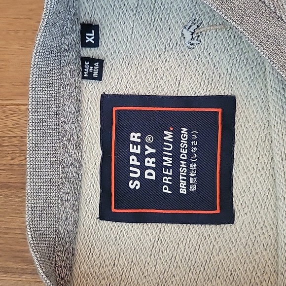 NWOT Mens Superdry AOP Embroidered Palm Tee Pullover Sweater Sweatshirt XL - Picture 2 of 10